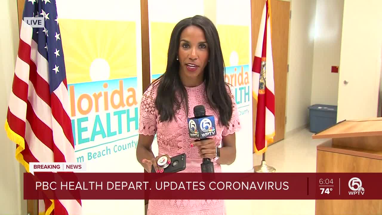 Palm Beach County Health Department issues updates on coronavirus