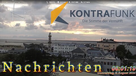 Nachrichten im Kontrafunk 08.08.2024 – 06:00 Uhr #glaubewenig, #hinterfragealles, #denkeselbst