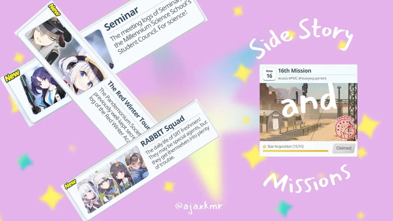 side story and mission | s.id/ajaxkmr | #BlueArchive