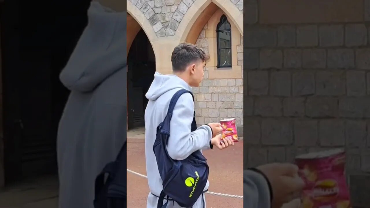 Disrespectful tourist #windsorcastle