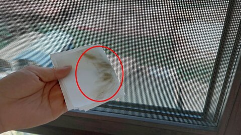 Dirty Window Screens❓One Trick to Clean Without Removing Them， [Awesome]，Simple，tips ， Life Hacks