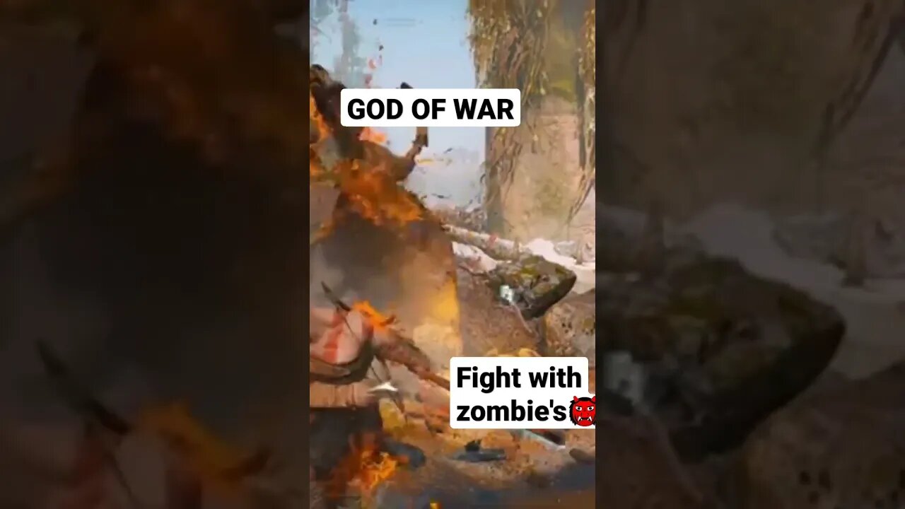 Fight with zombie #godofwar #godofwarragnarok #zombiesurvival