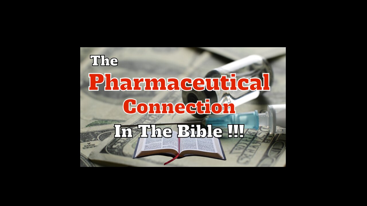 The Pharma Connection To The Pestilences Is In The Bible