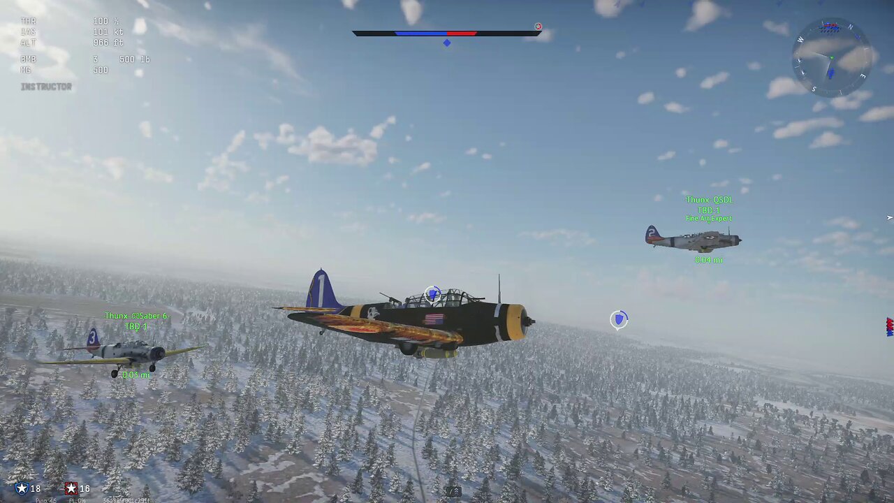 War Thunder - Immortal Thunder Squadron demo's the TBD-1 in Realistic