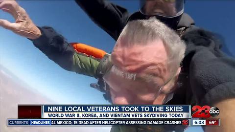 Local veterans take to the skies through Comrades N Canopies organization