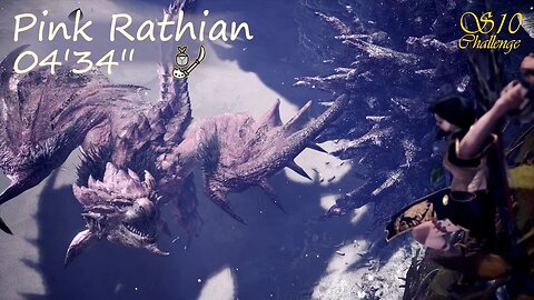 Pink Rathian (04'34'') | Insect Glaive | Monster Hunter World: Iceborne | "Sub 10 Challenge"