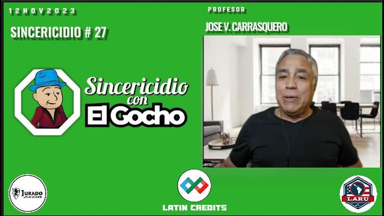 [12NOV2023] SINCERICIDIO #27 con el PROFESOR: J. V. CARRASQUERO