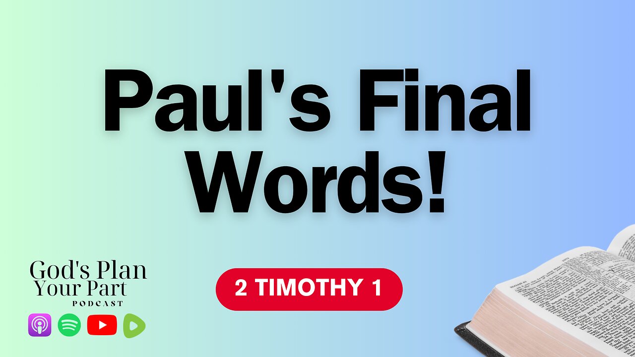 2 Timothy 1 | Fan into Flame: Strengthening Your Faith in Hard Times