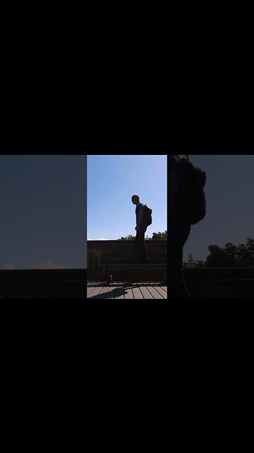 water, walking, and sun light makes for a great day