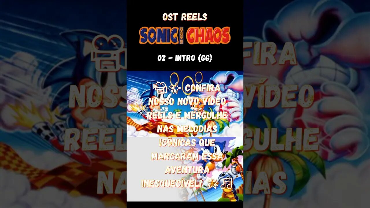 🎵🔥 Prepare-se para uma explosão de nostalgia com a trilha sonora de Sonic Chaos no Master System! 🎵