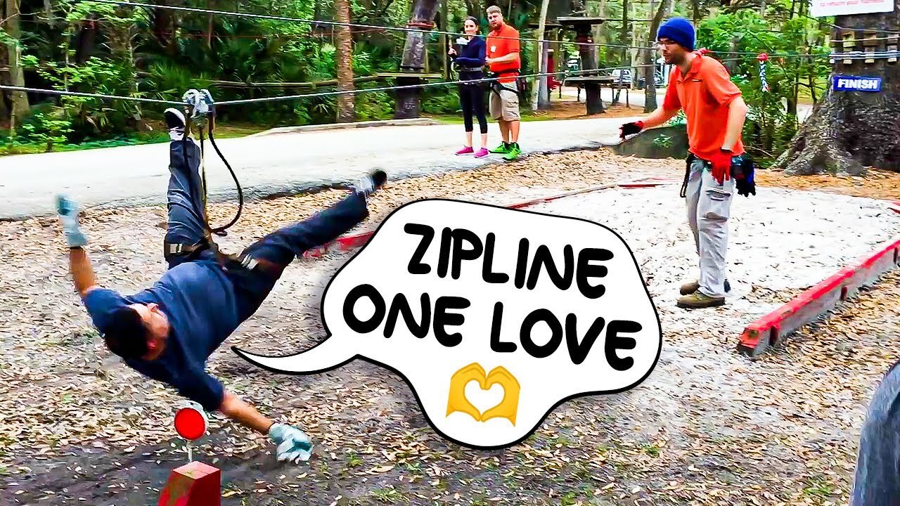 Zip-Zip-ZIPLINE FAIL 🚡 America's Funniest Home Videos