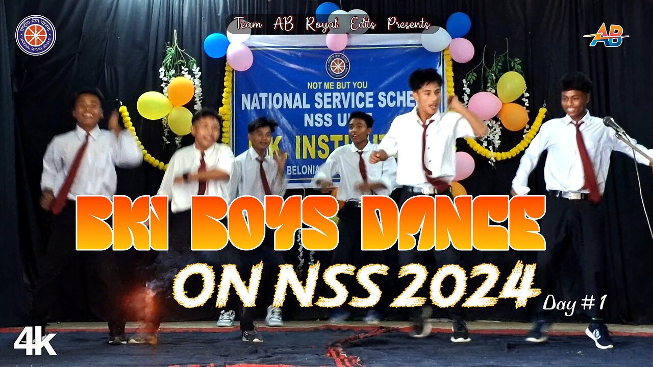 Dance Performance by Senior Boys of BKI | NSS 2024 | AB Royal Edits