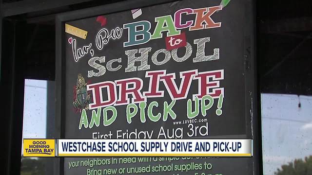 Westchase back-to-school supply drive helps community