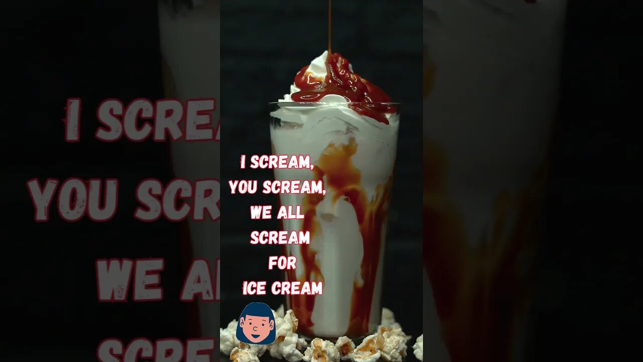 Tongue Twister I SCREAM YOU SCREAM WE ALL SCREAM FOR ICE CREAM