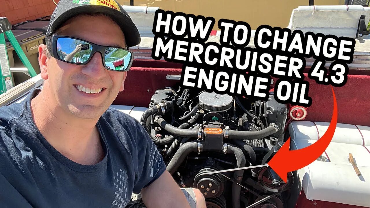 How To Change Mercruiser 4.3 Engine Oil