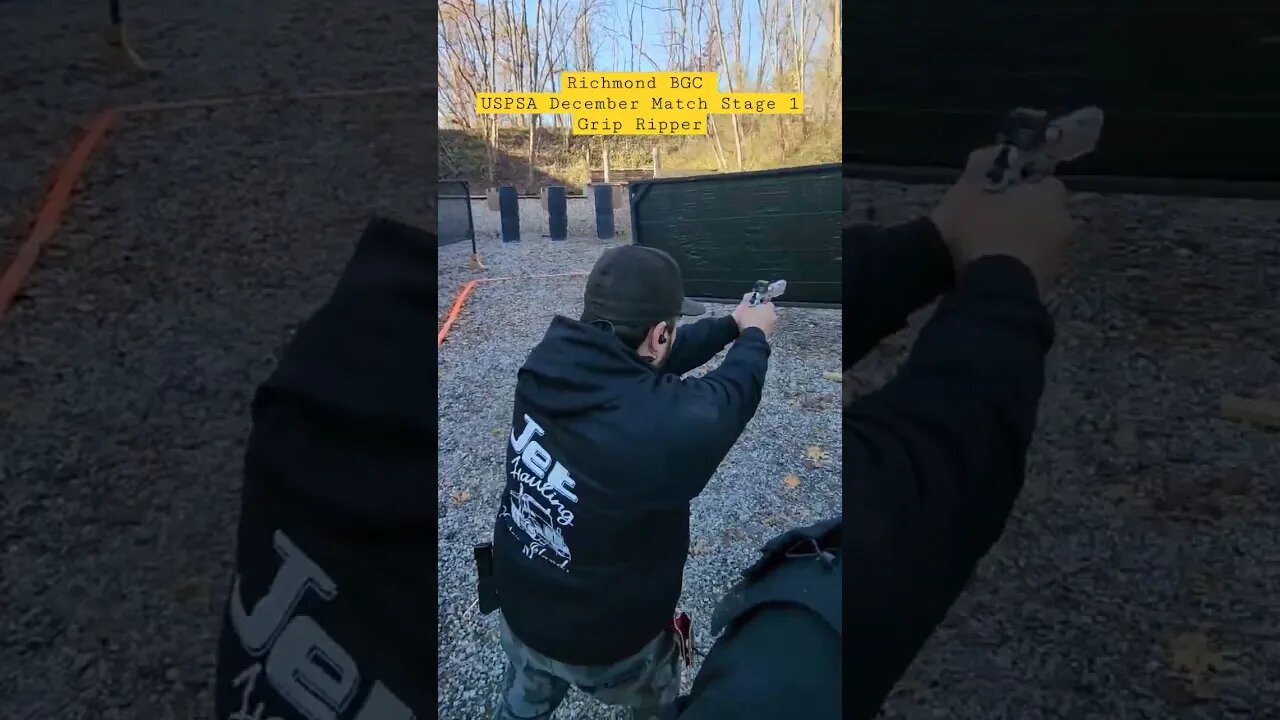 Richmond BGC #uspsa December match Stage 1 Zach #unloadshowclear #idpa