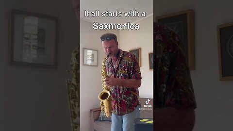 Easy steps to ripping a sax solo. It starts with a Saxmonica I will get you there. #musiclessons