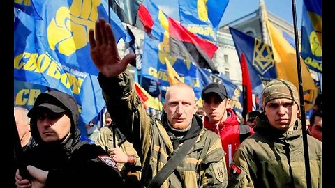 Ukrainian Nazis march - OUN, UPA, SS Galizien