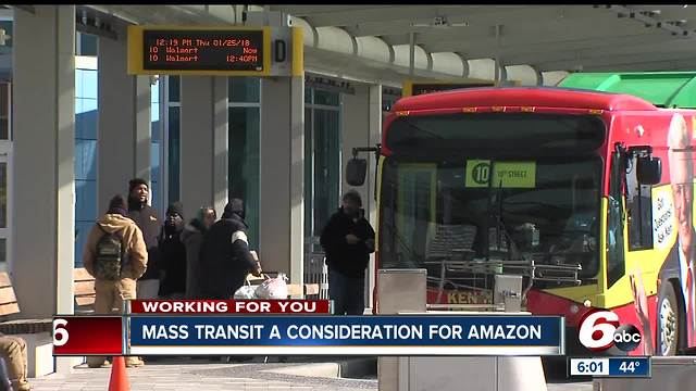 State lawmakers are taking steps to keep central Indiana on track to try and land Amazon's second headquarters