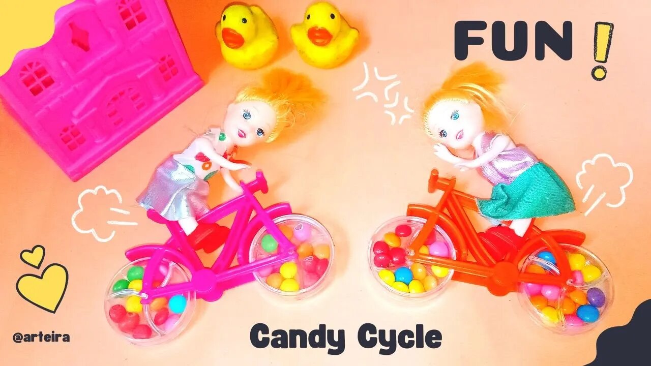 SATISFYING VIDEO | YAMMY CANDY CYCLE TOYS