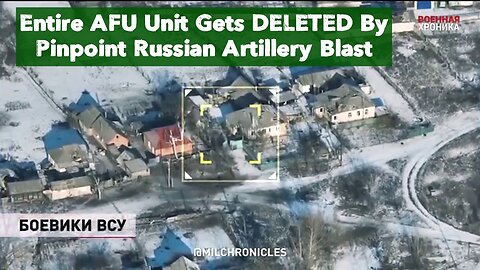 Entire AFU Unit Gets DELETED By Pinpoint Russian Artillery Blast