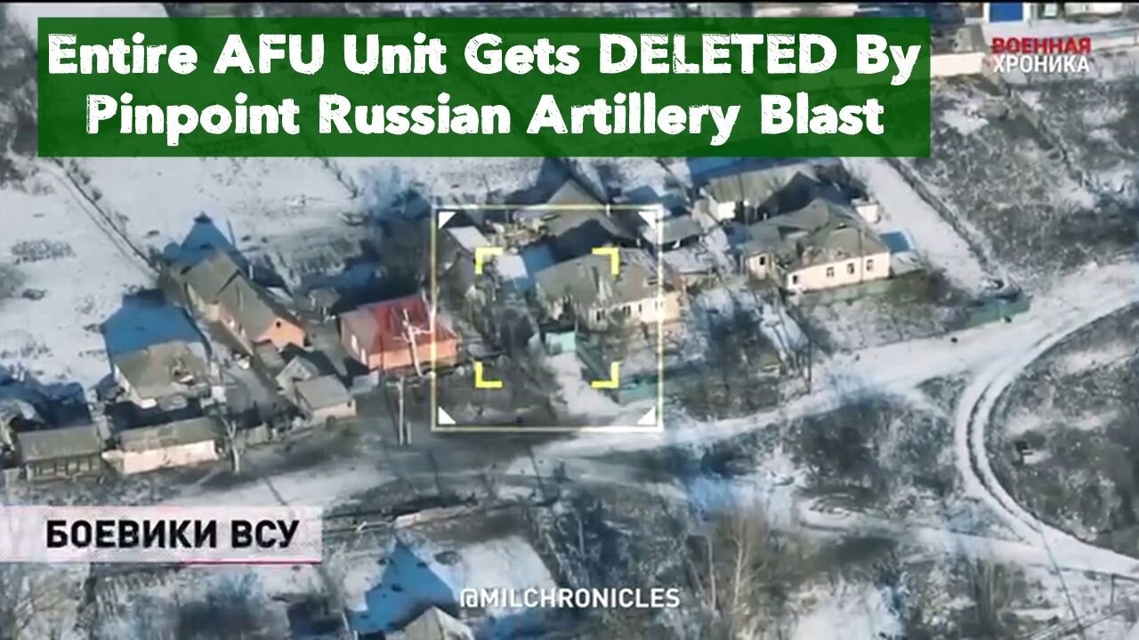 Entire AFU Unit Gets DELETED By Pinpoint Russian Artillery Blast