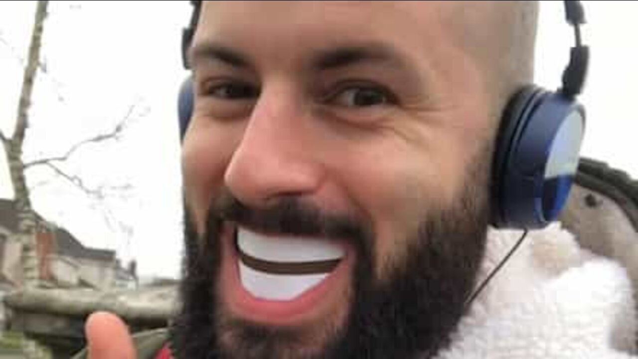 Guy turns train ticket into smile