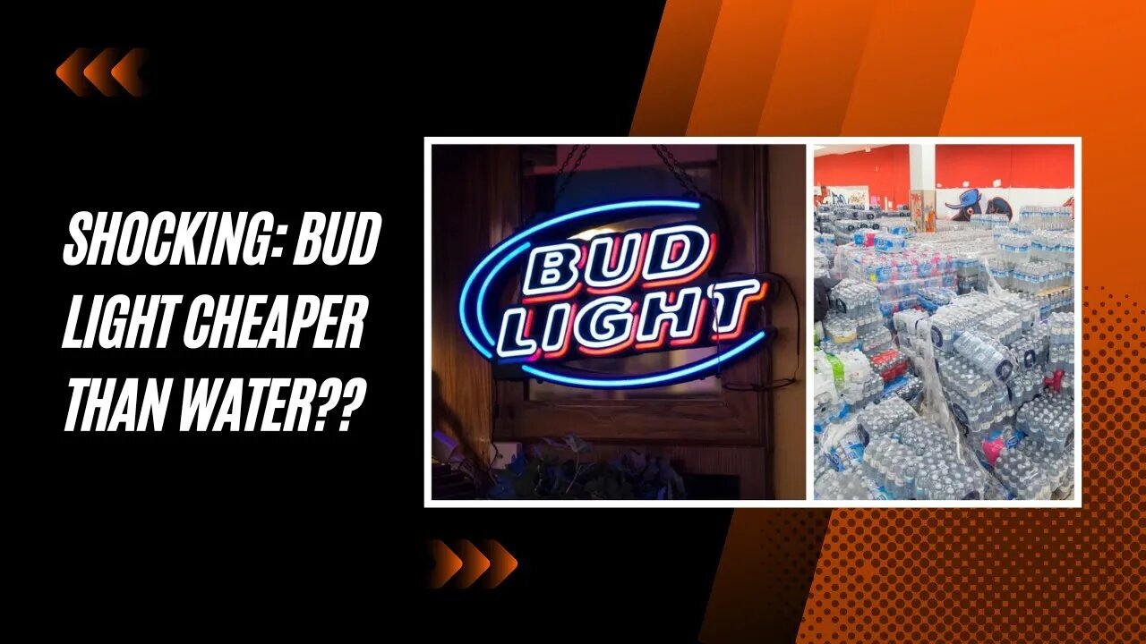Unbelievable! Bud Light Costs Less Than Water! What happens when you break "Bar Rules"!