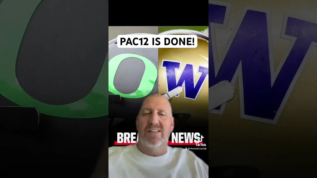 PAC12 FOOTBALL IS DONE!