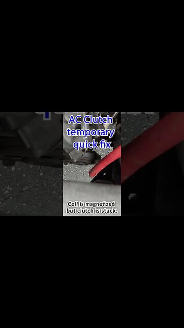 Quick AC clutch fix