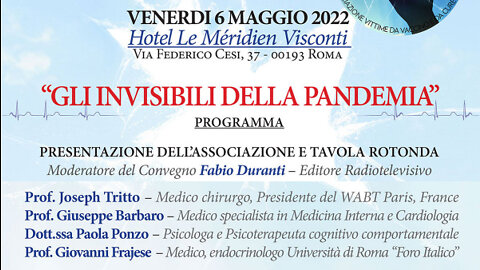 Convegno Associazione Danni Collaterali: "Gli invisibili della Pandemia" Parte 2