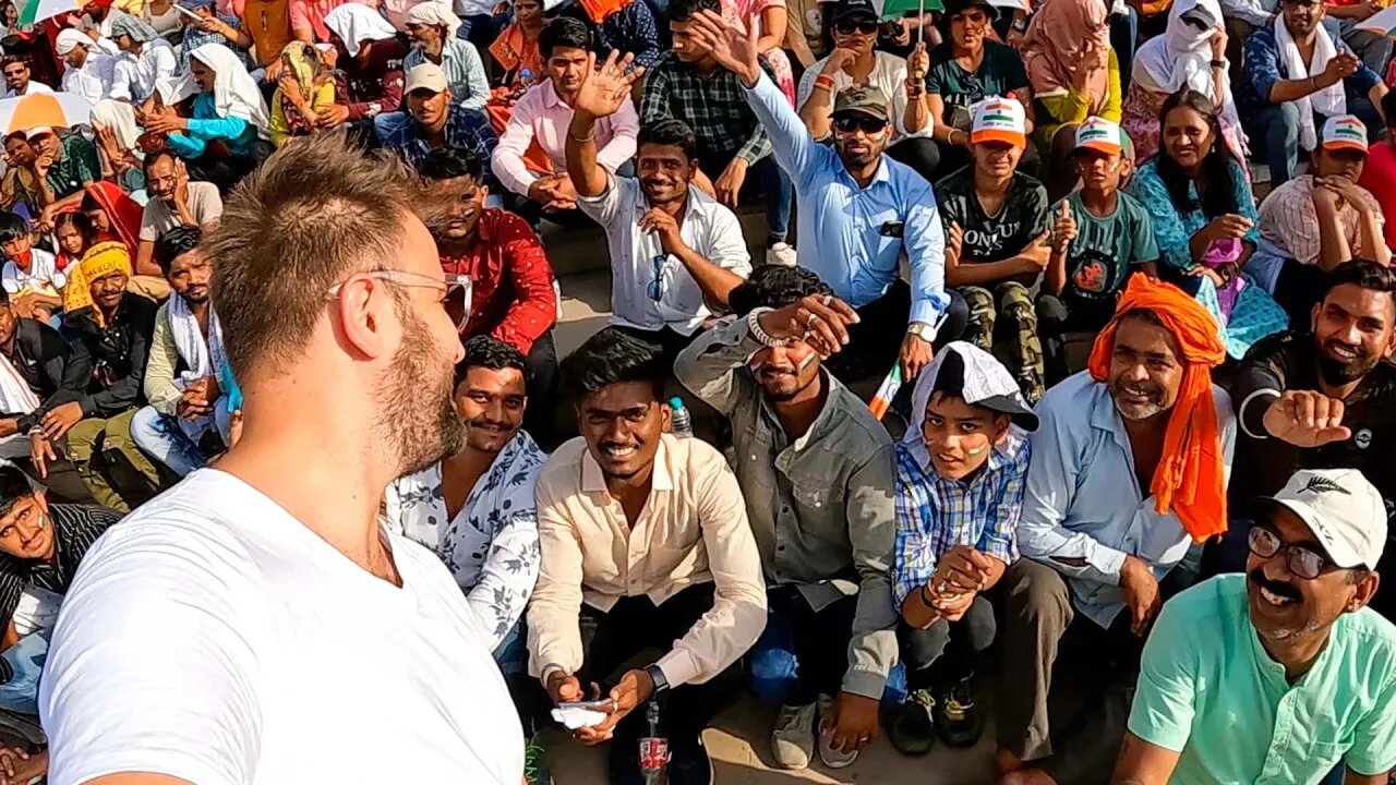 The India - Pakistan border ceremony is…