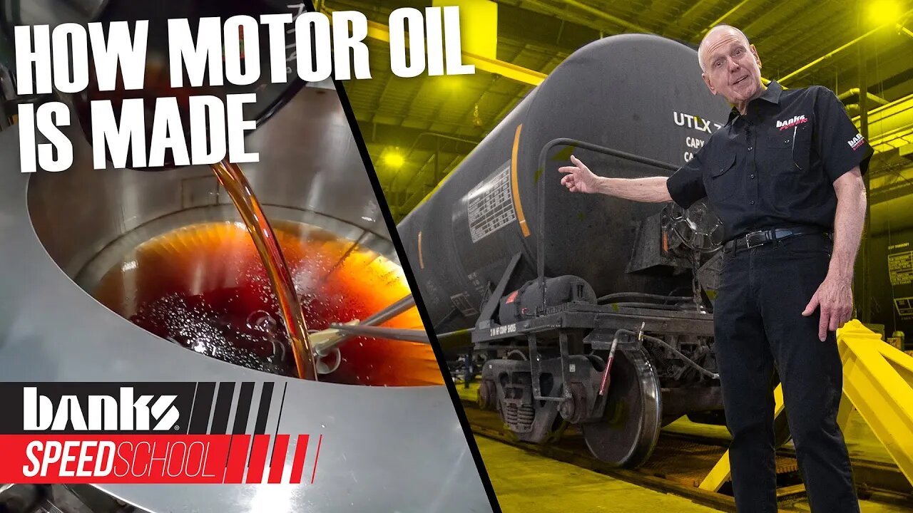 How synthetic motor oil is made | Banks Speed School Ep 1