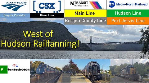 Fall Railfanning west of the Hudson River! Featuring CSX, Metro North & NJ Transit!
