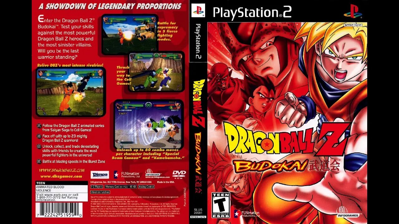 Dragon Ball Z Budokai PS2 Full Game