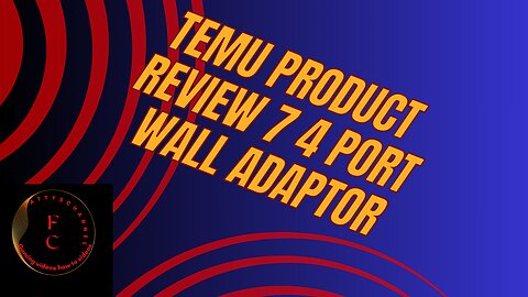 TEMU PRODUCT REVIEW 7 4 PORT WALL ADAPTOR