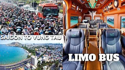 Vietnam Limo Bus 🇻🇳 Saigon To Vung Tau | The Best Way Travel