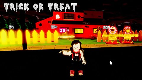 I went trick or treating in Roblox!