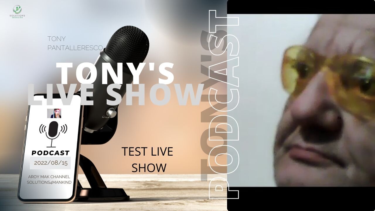 Tony Pantalleresco 2022/08/15 Test Live Stream #1