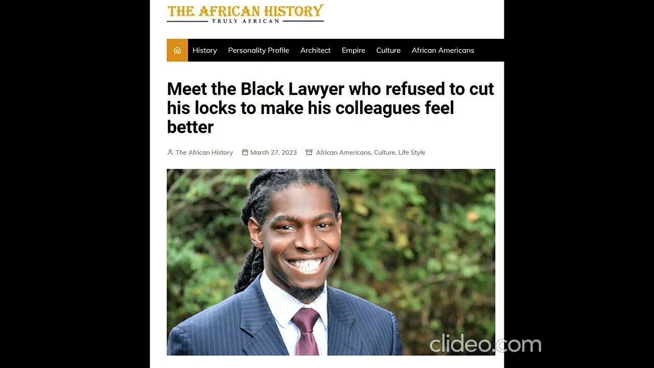 Black Lawyer Refused To Cut Locks #lawyer #locs