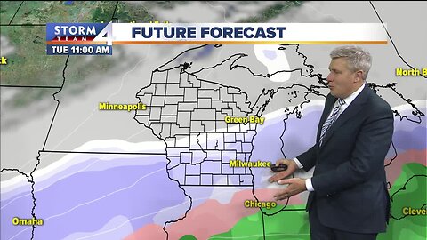 More clouds and dusting of snow Friday night, sun and 40s for Sunday