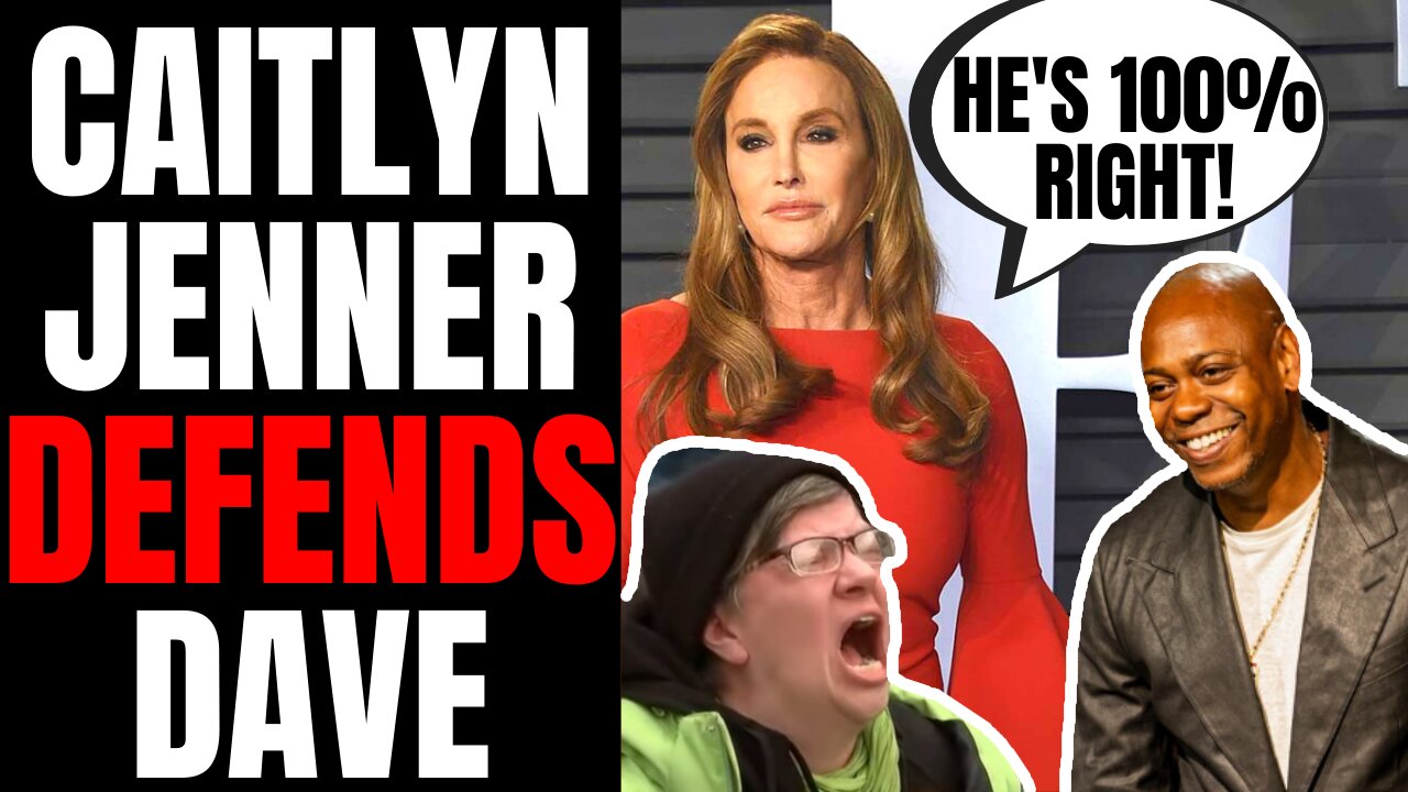 Caitlyn Jenner DEFENDS Dave Chappelle, Says He's "100% Right" | SLAMS Netflix Activists