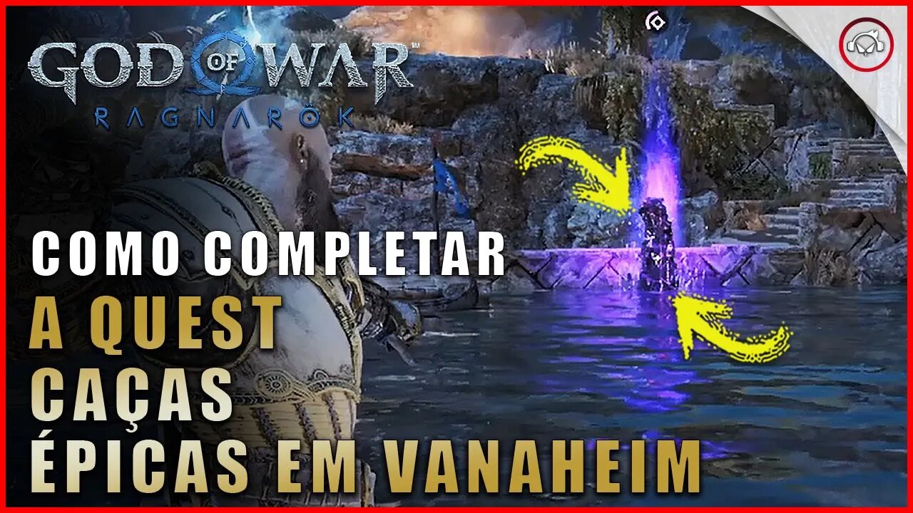 God of war Ragnarok, Como completar a Quest Caças Épicas em Vanaheim | Super dica