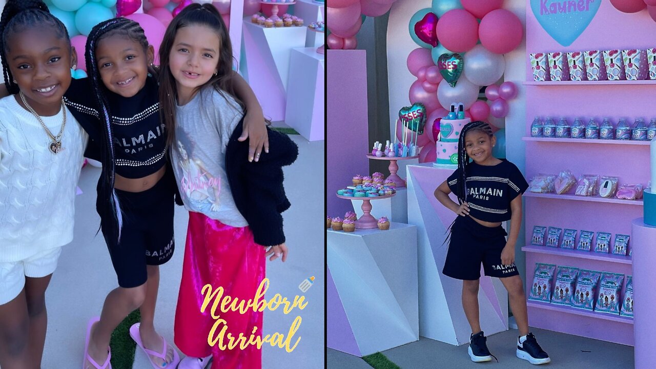 DJ Mustard's Daughter Kauner Celebrates Her 7th B-Day! 🎂