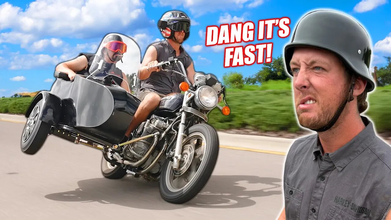 Riding Our Abandoned Motorcycle To Harley Davidson!