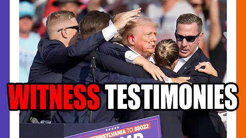 🔴LIVE: Witness Testimonies From The Trurnp 4ss4ssination 🟠⚪🟣