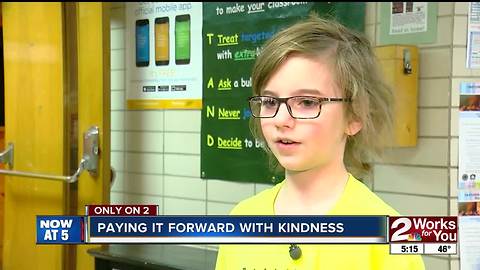 Patrick Henry Elementary students continue "The Kindness Effect"