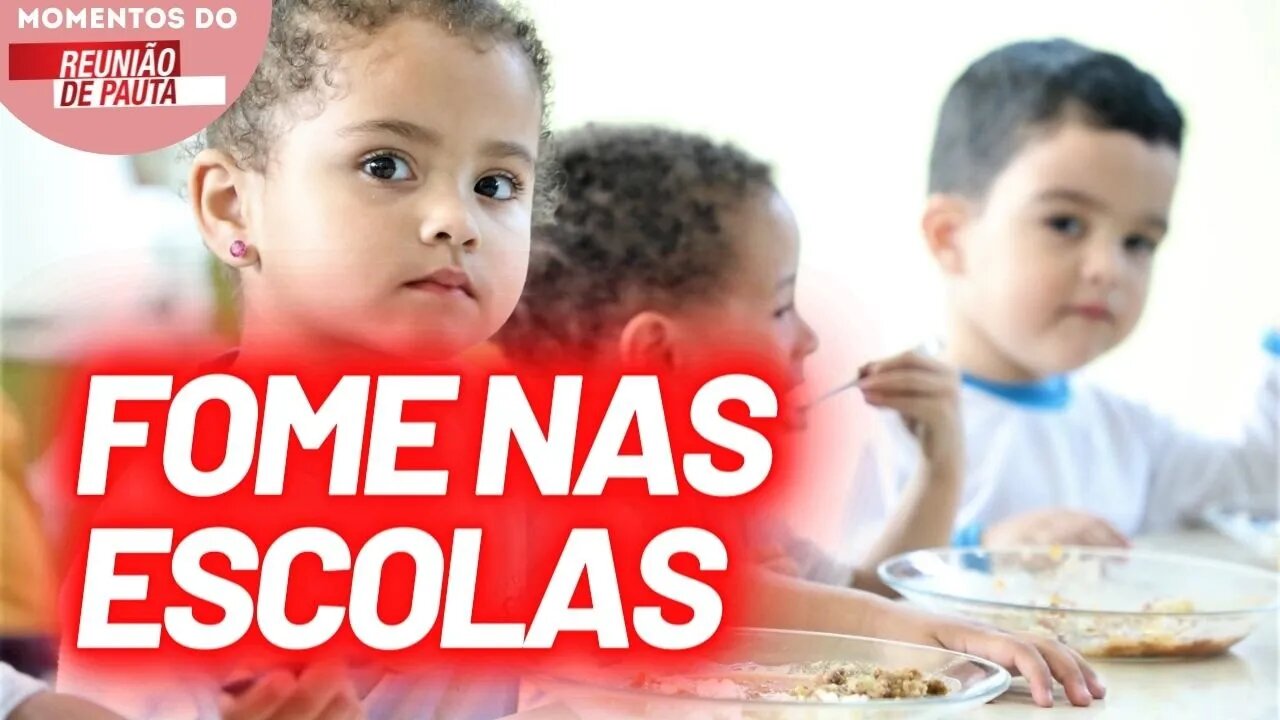 Crianças estão tendo que dividir merenda nas escolas | Momentos do Reunião de Pauta