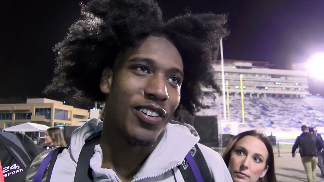 Kansas State Football | DJ Giddens Postgame Interview | K-State 31, Kansas 27