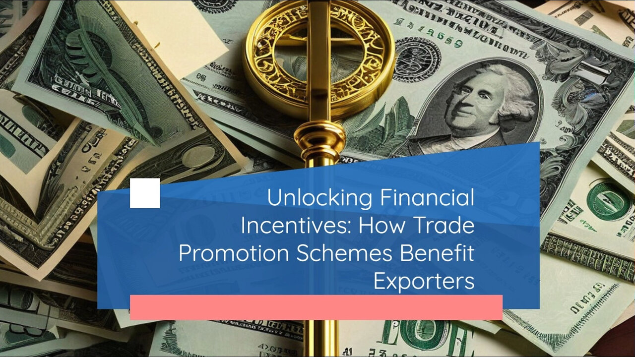 Unlocking Financial Incentives: How Trade Promotion Schemes Empower Exporters